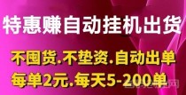 特优惠商城，自动出单，扶持高，开店就赚