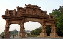 江苏生态水泥假树牌坊制作工序（全世界最大的牌坊在哪里）