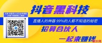 别再错过！抖音黑科技风口下的信息差副业赚钱攻略 快手直播间挂铁机器人涨粉丝小可爱兵马俑假人 招合伙人